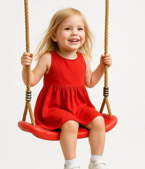 Showood Plastic Hanging Swing 255x255x255cm Red