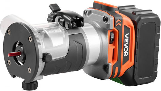 Vevor WXKBJGDSDZJSCXNH7001V9 Κουρευτικό Περιθωρίων 18V Χωρίς Καρβουνάκια (Brushless) Solo με Ρύθμιση Ταχύτητας και με Σύστημα Αναρρόφησης