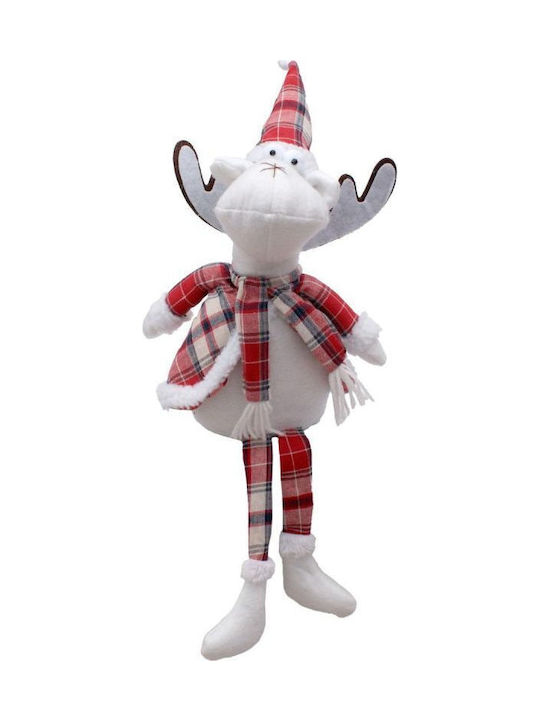 Saska Garden Christmas Plush Figure Reindeer Red Height 55cm