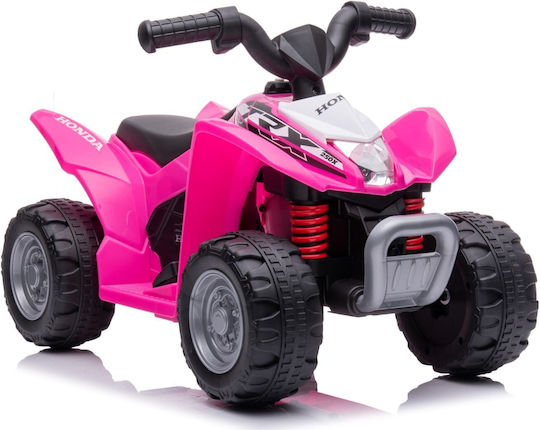 Kinder Motorrad Lizensiert Honda TRX Elektroantrieb 6 Volt Rosa