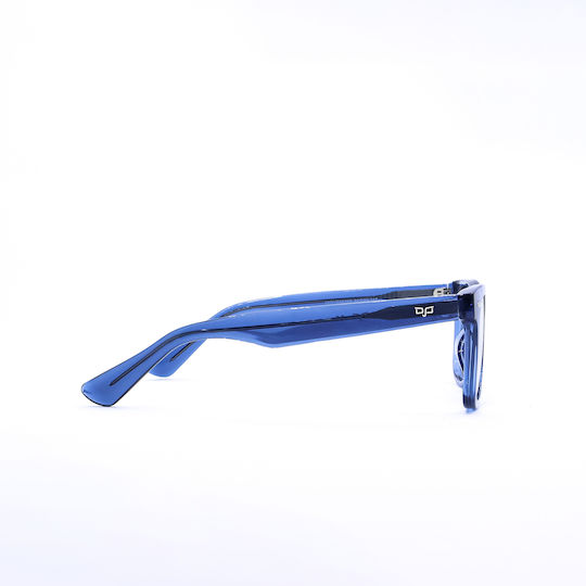 Rame Ochelari Pătrat Ogo Albastru Transparent