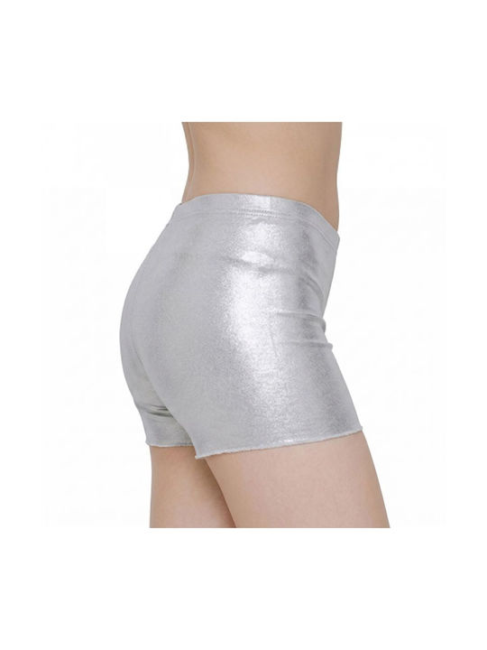 Kinder-Tanzbekleidung Shorts Kinderliches Silber Leggings