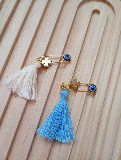By Anastasia's Art Creations Christening Charm Metal Light Blue 50 Pieces