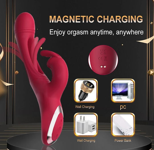 Guilty Toys Vibrator Δονητής Rabbit Κόκκινος