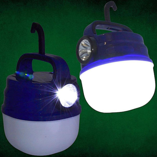 Redcliffs Solar Camping Laterne mit Taschenlampe Blau