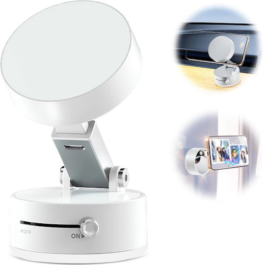 Car Mobile Mount with Magnet White