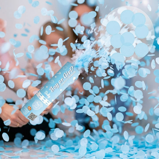 Gender Reveal Confetti Cannon Blue