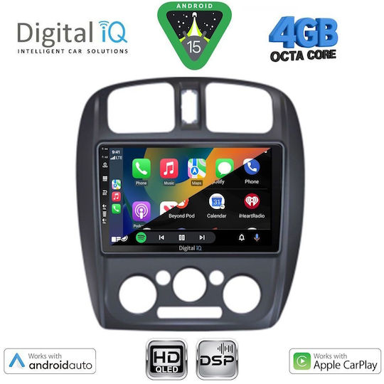 Digital IQ Ηχοσύστημα Αυτοκινήτου για Mazda 323 1998-2004 (Bluetooth/USB/WiFi/GPS/Apple-Carplay/Android-Auto) με Οθόνη Αφής 9"