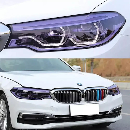 Tpu Ppf Photochromic Μεμβράνη Φαναριών Αυτοκινήτου Stealth Αλλαγή Χρώματος Smoked Black Crystal Clear 30x60cm Tc-464