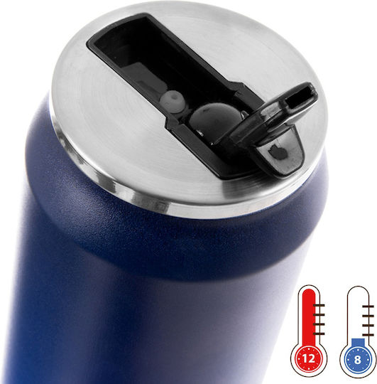 Orion Kids Water Bottle Thermos Stainless Steel Non Spill Blue 500ml