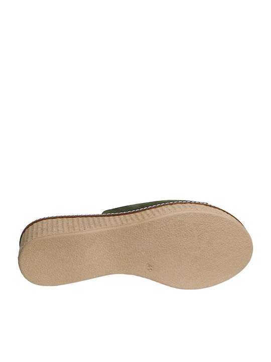 Sommer Damenplattformen Khaki