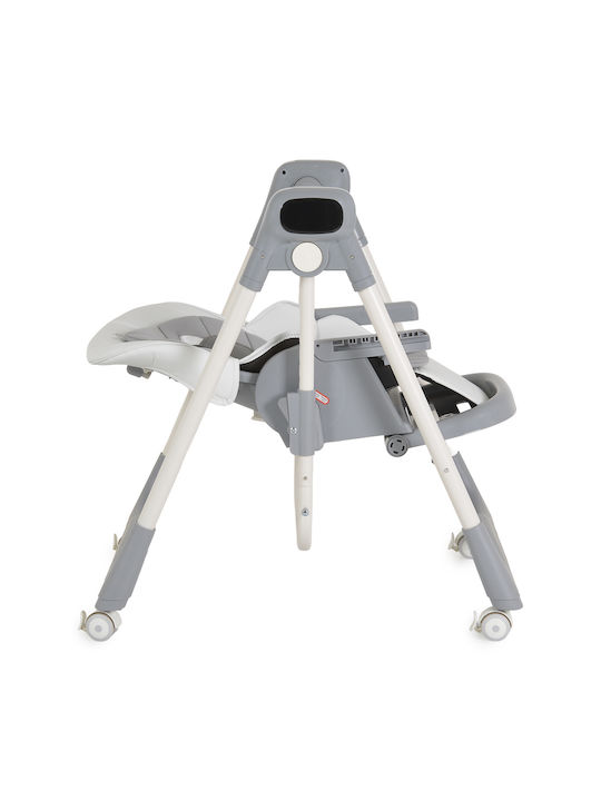 Moni Baby Highchair 2 in 1 with Adjustable Height Gray