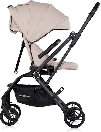 Chipolino Go Twist Reversible Baby Stroller Suitable for Newborn Latte