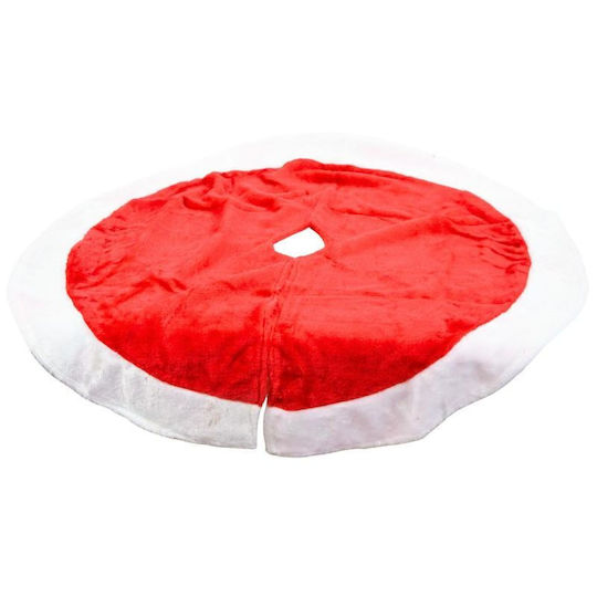 Decoration Gift Box Ποδιά Χριστουγεννιάτικου Δέντρου από Πολυεστέρα Κόκκινη Μ0.5xΠ100xΥ100xΦ100εκ.