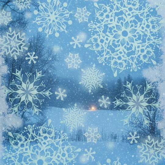 Christmas Stickers Decorative 30x42cm 4 Designs