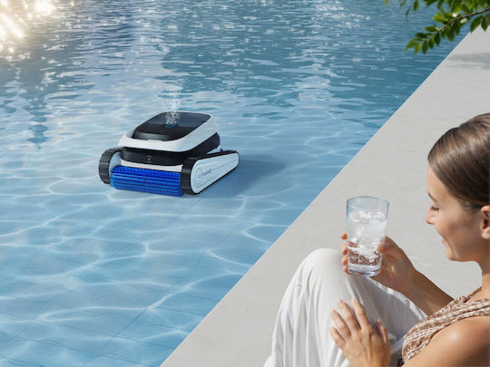 Ecovacs Ultramarine P1 Wireless Robotic Pool Cleaner Bottom Walls Waterline