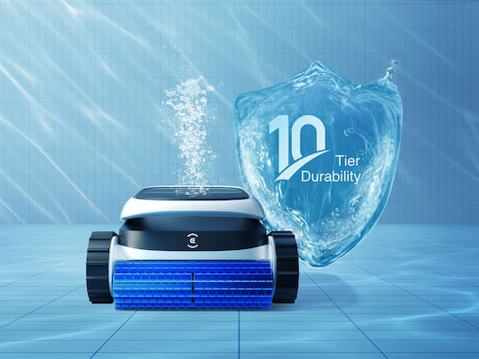 Ecovacs Ultramarine P1 Wireless Robotic Pool Cleaner Bottom Walls Waterline