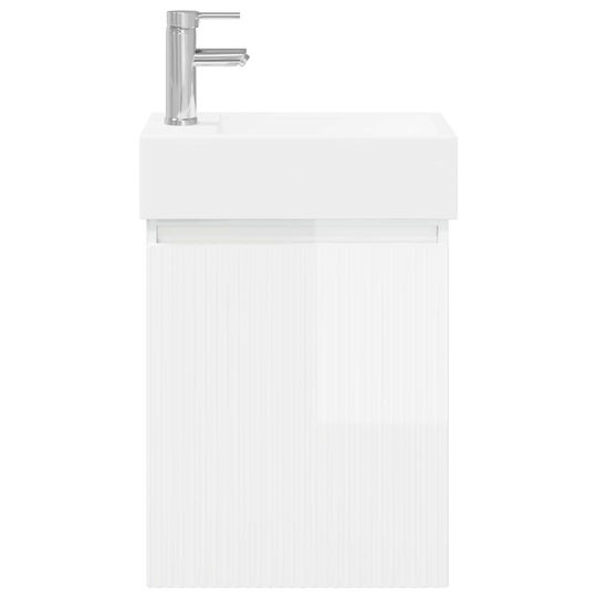 vidaXL Плот със Смесител М45.5xД22.5xВ84см Бял