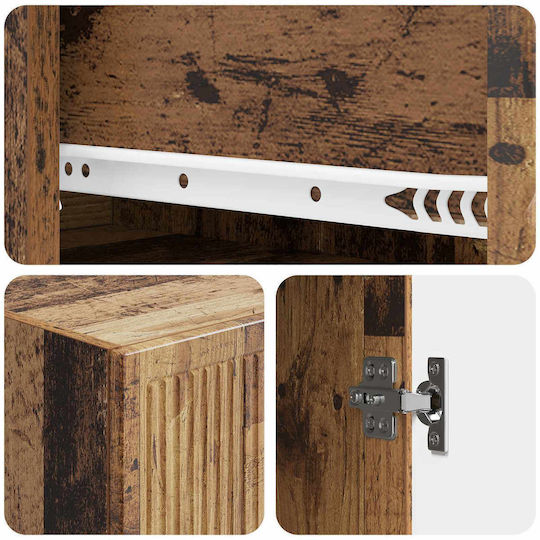 vidaXL 3416392 Банска Колона За Стена 33x34.5x90см Кафява vidaXL 3416392 Банска Колона За Стена 33x34.5x90см Кафява