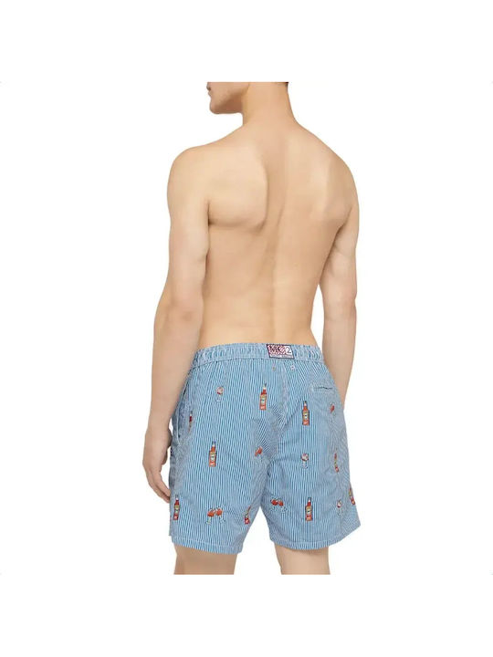 Gustavia Men's Swimwear Shorts Blue Striped