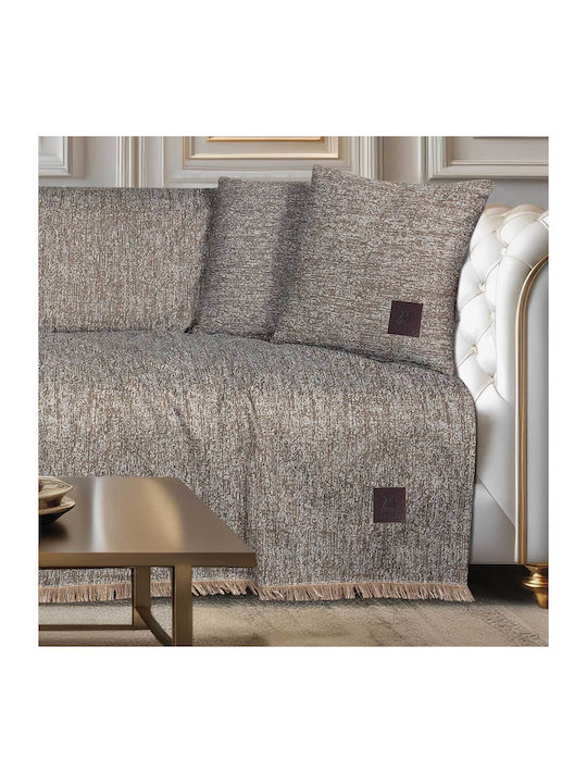 Greenwich Polo Club 3990 Three-Seater Sofa Throw 180x300cm Beige