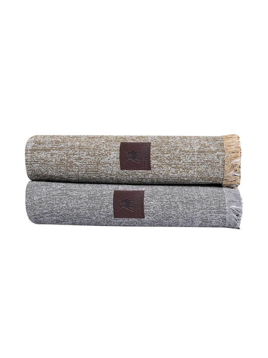 Greenwich Polo Club 3990 Three-Seater Sofa Throw 180x300cm Beige