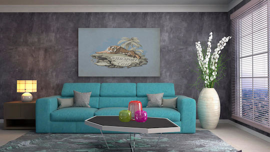 Oriental Gemälde auf Leinwand 100x70cm