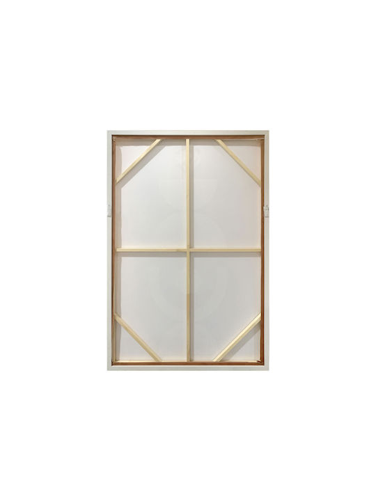Equilibrium Decorative Painting Frame 82.6x4.3x122.6cm Canvas Orange Ps 034675