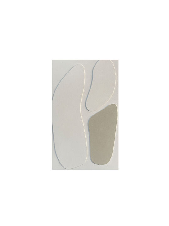 Rhythm A Πινακας Διακοσμητικος Κορνιζα 80x120x4cm Καμβας Μπεζ Λευκο Ps 034668
