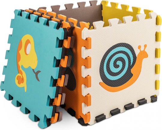 Kruzzel Puzzle De Podea Interactiv Cu Animăluțe 9 Piese