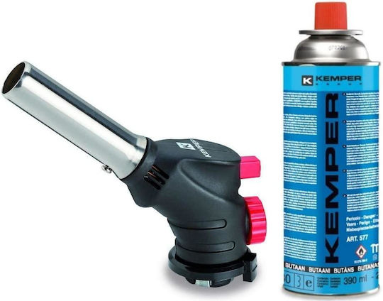 Kemper Torch Head with Security Lock & Temperature Setting Black 1059KIT