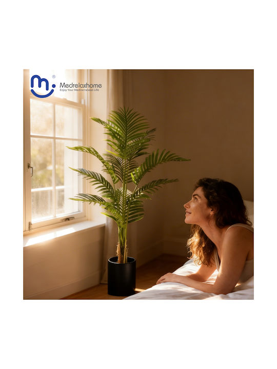 Medrelaxhome Διακοσμητικό Τεχνητό Φυτό Φοίνικας (Palm) h140cm