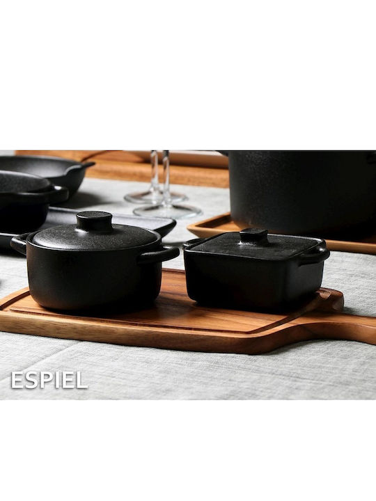 Espiel Lava Γάστρα Στρογγυλή Κεραμική 12x12cm 0.4lt