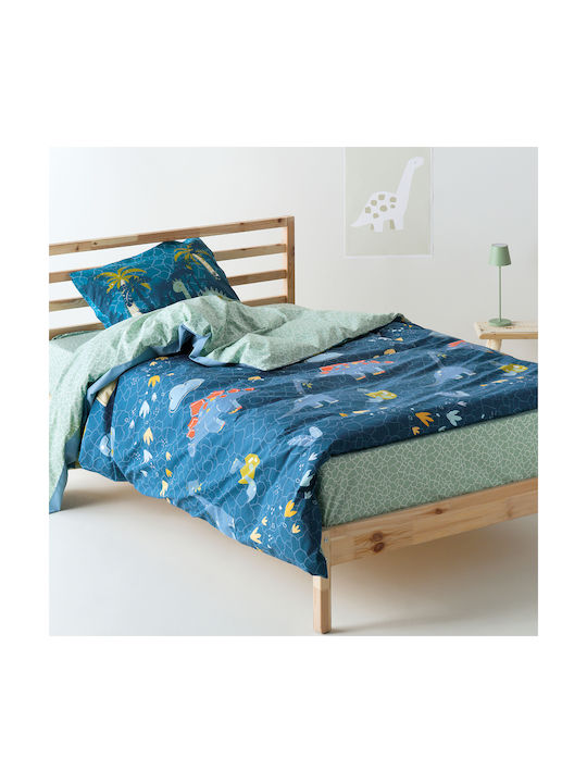Kentia Kids Single Duvet Cover Set with Pillowcase Light Blue 165x245cm