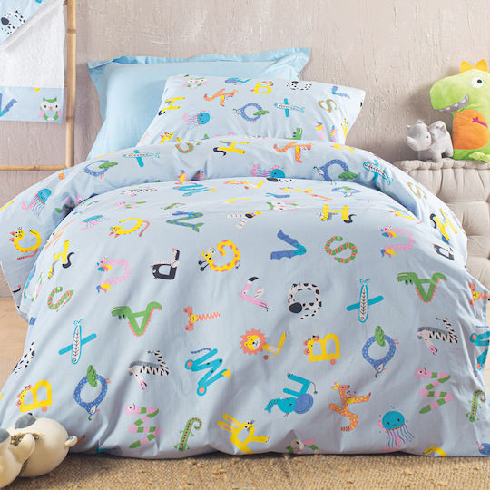 Rythmos Kids Duvet Cover Set Single Blue