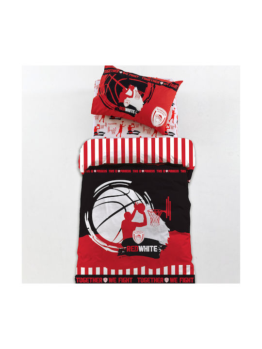 Palamaiki Set Kinderbettbezüge Einzel Olympiacos B.c