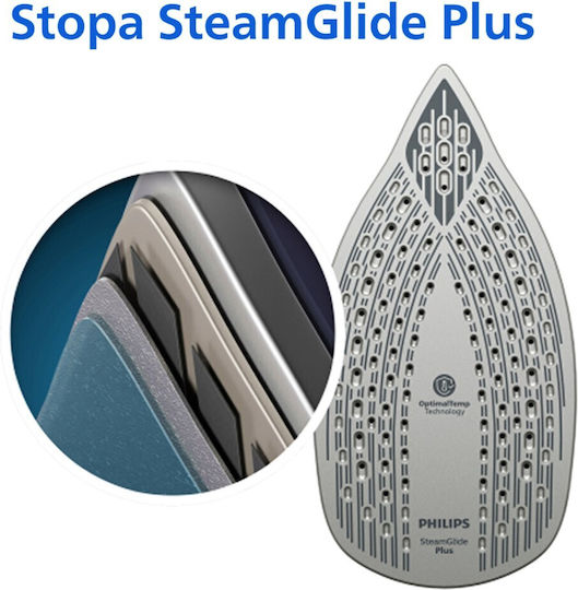 Philips 6000 Series Σίδερο Ατμού 2600W με Συνεχόμενη Παροχή Ατμού 45gr/min