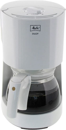 Melitta Enjoy Glass II Filter Coffee Machine 900W White