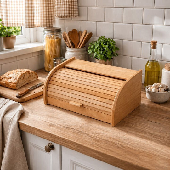 ForHome Brotkasten Hölzernes 40x27x18cm
