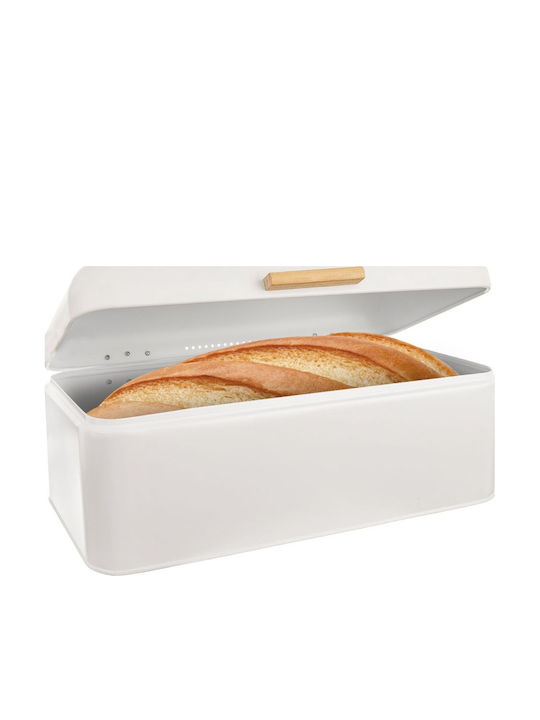 Orion Bread Box made of Bamboo White 42x24x16.5cm