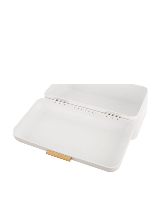 Orion Bread Box made of Bamboo White 42x24x16.5cm