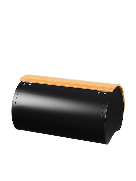 Brunbeste Bread Box made of Bamboo Black 38x27cm