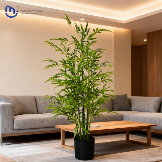 Medrelaxhome Διακοσμητικό Τεχνητό Φυτό Μπαμπού (Bamboo) h110cm