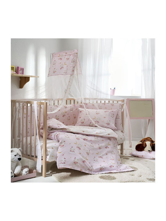 Vesta Home Baby Mosquito Net for Crib Lambi Blue