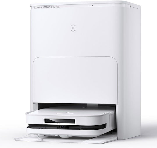 Ecovacs Deebot X5 Omni Σκούπα Ρομπότ με Χαρτογράφηση Laser & Απορρόφηση 12800Pa Λευκή