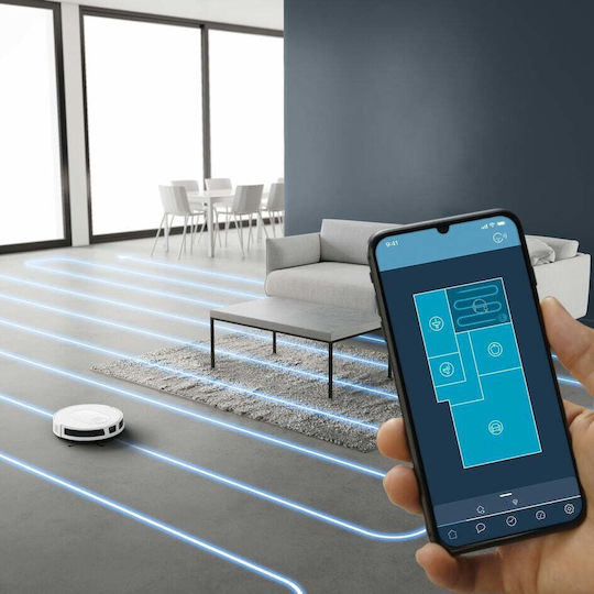 Rowenta X-Plorer Serie 70 Прахосмукачка Робот с Картографиране Laser и Всмукателна Мощност 2300Pa Бяла