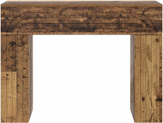 Wooden Console Table Brown L102xW35xH75cm