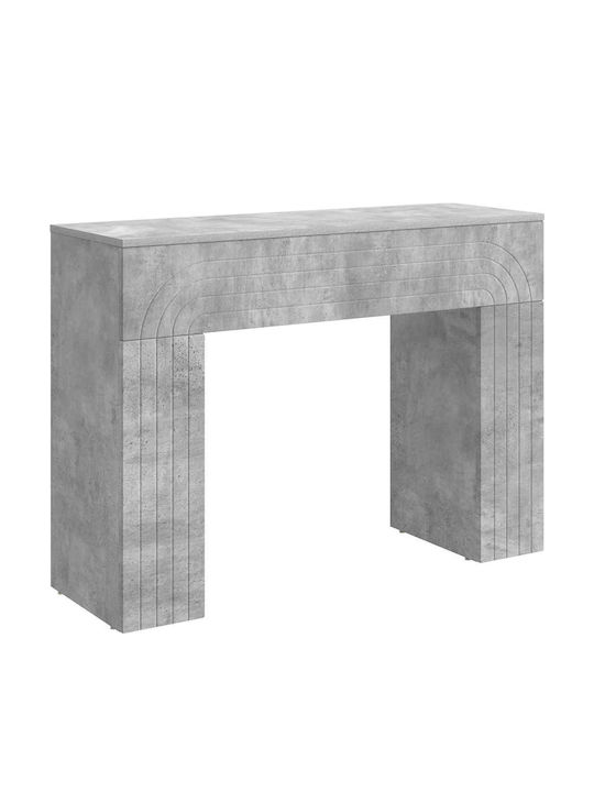 Wooden Console Gray L102xW35xH75cm