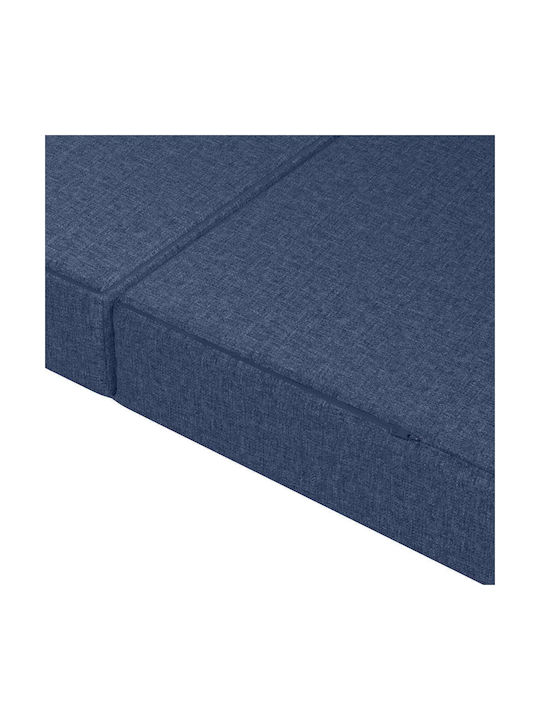 vidaXL Floor Pillow Blue 67x160cm