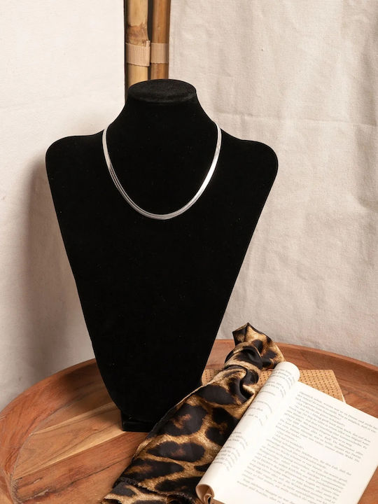 Rock Club Snake Design Necklace